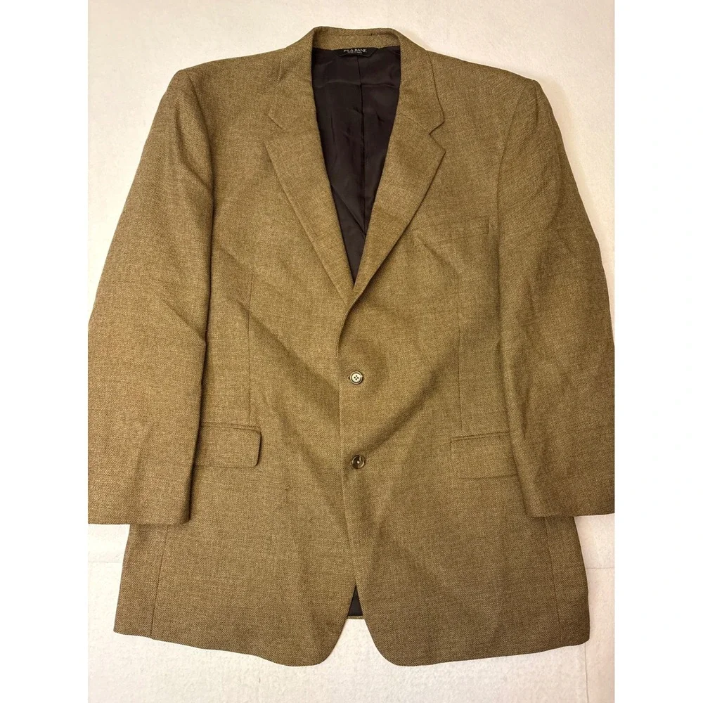 Jos. A. Bank Travelers Collection Brown Textured Two Button Blazer Sport Coat